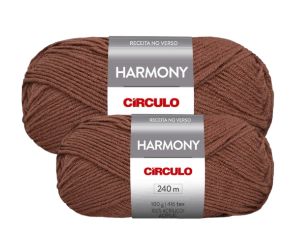 KIT COM 2 E 5 FIOS HARMONY CIRCULO 100G