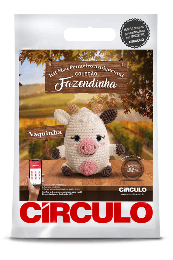 KIT AMIGURUMI FAZENDINHA CIRCULO