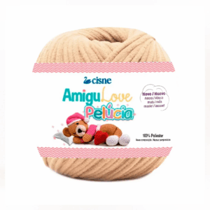 FIO CROCHE AMIGULOVE PELUCIA 80G