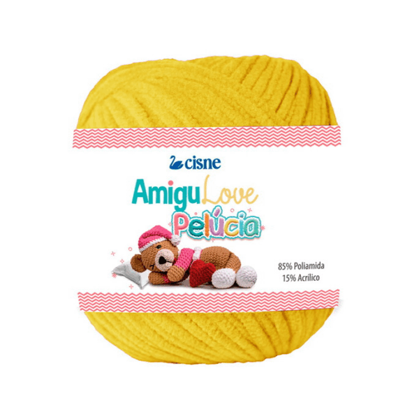 FIO CROCHE AMIGULOVE PELUCIA 80G