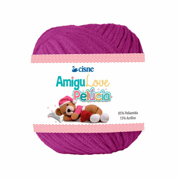 FIO CROCHE AMIGULOVE PELUCIA 80G