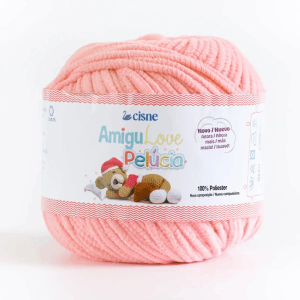 FIO CROCHE AMIGULOVE PELUCIA 80G