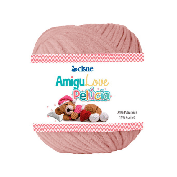 FIO CROCHE AMIGULOVE PELUCIA 80G
