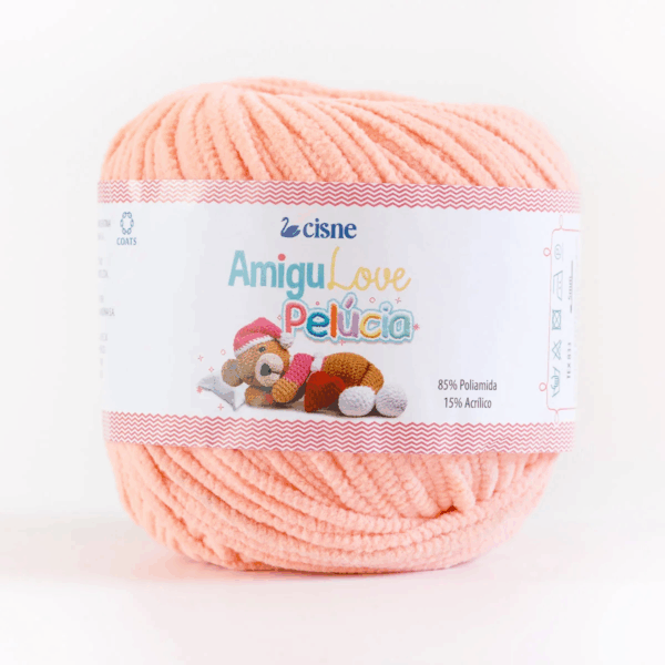 FIO CROCHE AMIGULOVE PELUCIA 80G
