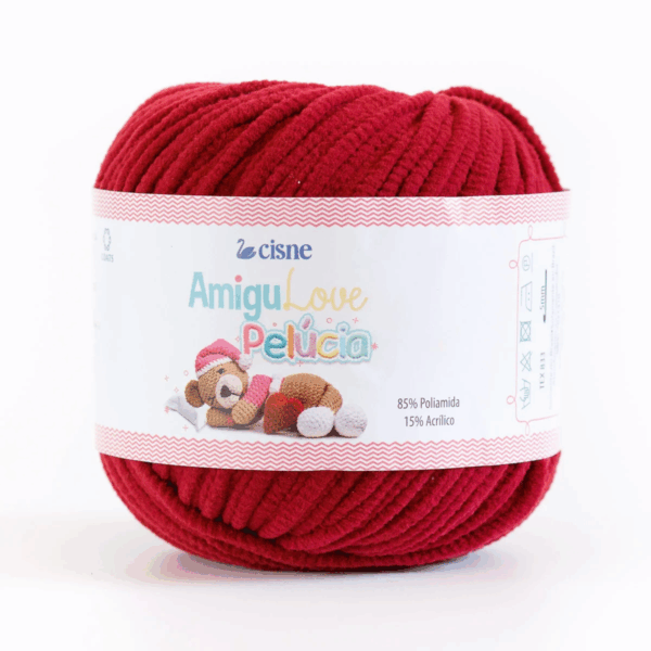FIO CROCHE AMIGULOVE PELUCIA 80G