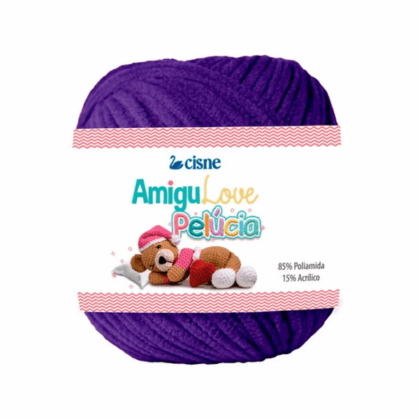 FIO CROCHE AMIGULOVE PELUCIA 80G