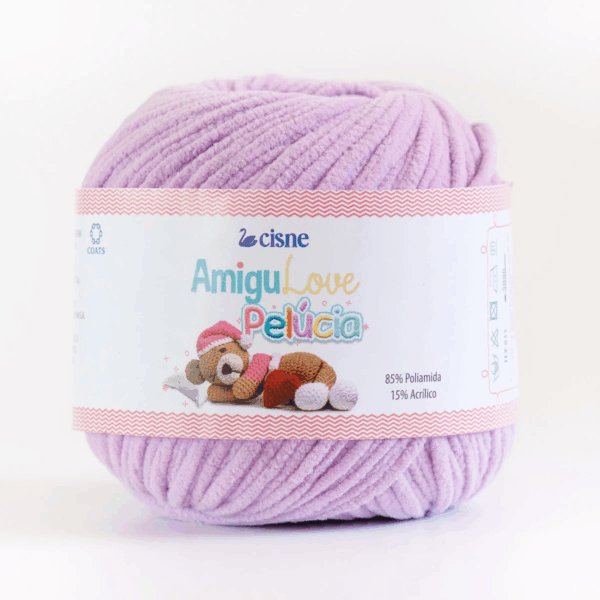 FIO CROCHE AMIGULOVE PELUCIA 80G