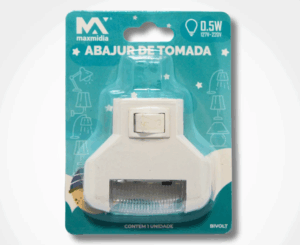 ABAJUR DE TOMADA MAXMIDIA