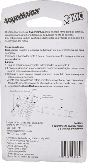APARELHO DE BARBEAR SUPER BARBA