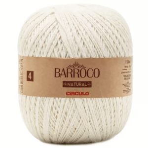 BARBANTE 4 NATURAL BARROCO CIRCULO 700G