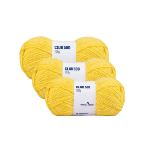 KIT COM 10 UNIDADES - FIO CLUB 500 PINGOUIN 40G