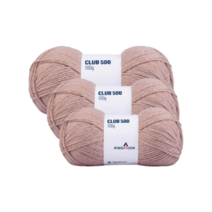 KIT COM 10 UNIDADES - FIO CLUB 500 PINGOUIN 40G