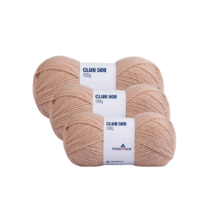 KIT COM 10 UNIDADES - FIO CLUB 500 PINGOUIN 40G