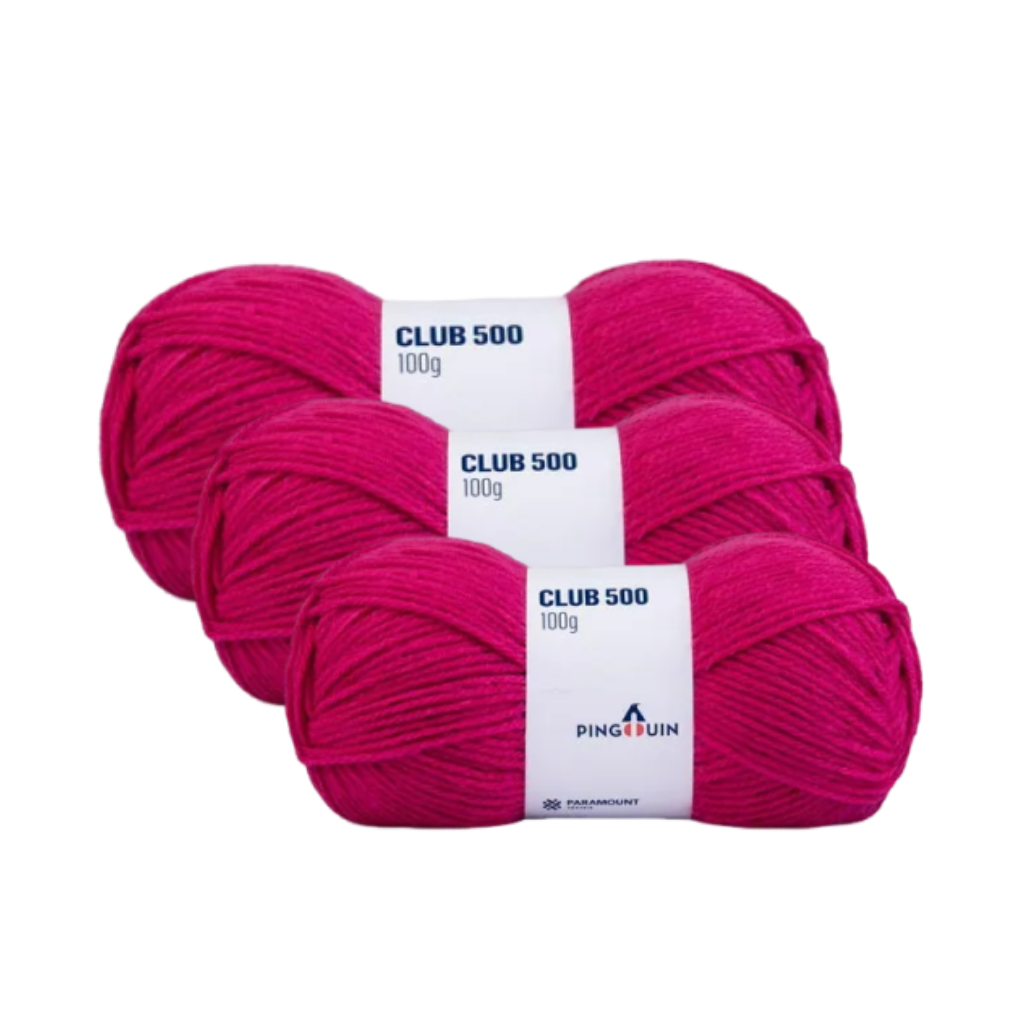 KIT COM 10 UNIDADES – FIO CLUB 500 PINGOUIN 40G KIT COM 10 UNIDADES - FIO CLUB 500 PINGOUIN 40G