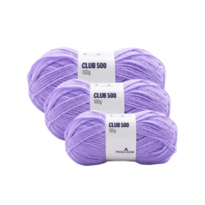 KIT COM 10 UNIDADES - FIO CLUB 500 PINGOUIN 40G