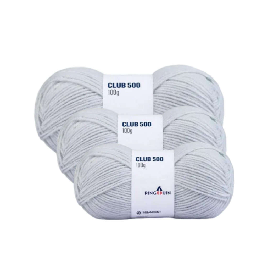 KIT COM 10 UNIDADES – FIO CLUB 500 PINGOUIN 40G KIT COM 10 UNIDADES - FIO CLUB 500 PINGOUIN 40G