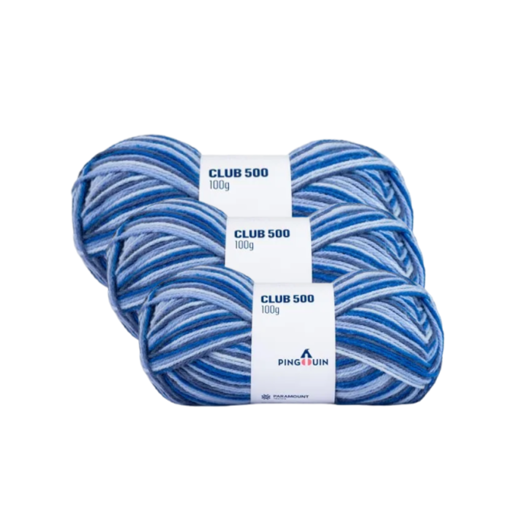 KIT COM 10 UNIDADES – FIO CLUB 500 PINGOUIN 40G KIT COM 10 UNIDADES - FIO CLUB 500 PINGOUIN 40G