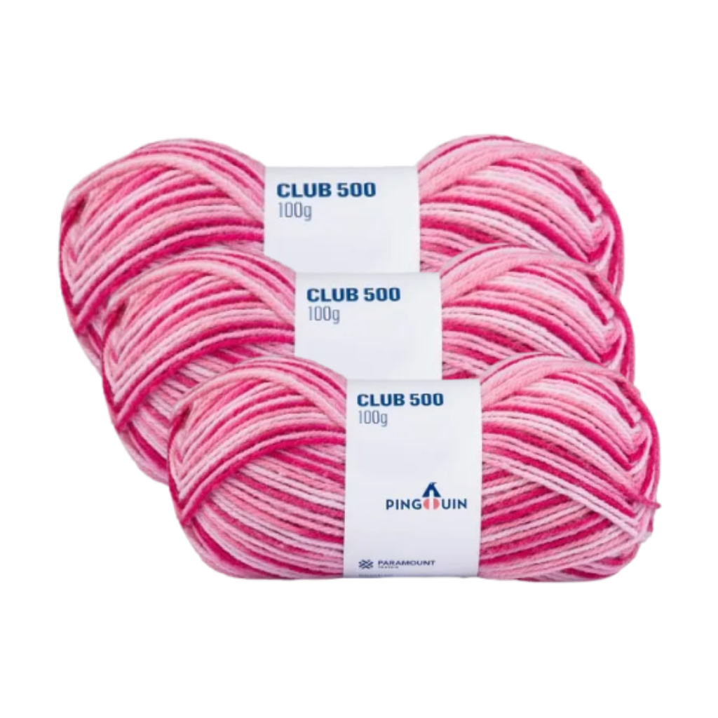 KIT COM 10 UNIDADES – FIO CLUB 500 PINGOUIN 40G KIT COM 10 UNIDADES - FIO CLUB 500 PINGOUIN 40G