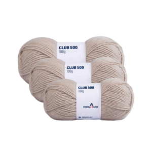 KIT COM 10 UNIDADES - FIO CLUB 500 PINGOUIN 40G