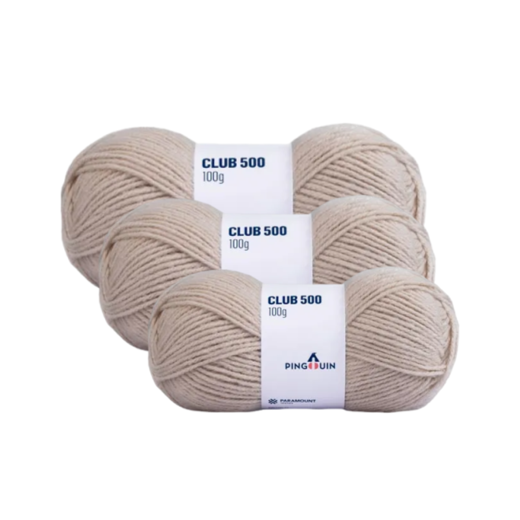 KIT COM 10 UNIDADES – FIO CLUB 500 PINGOUIN 40G KIT COM 10 UNIDADES - FIO CLUB 500 PINGOUIN 40G