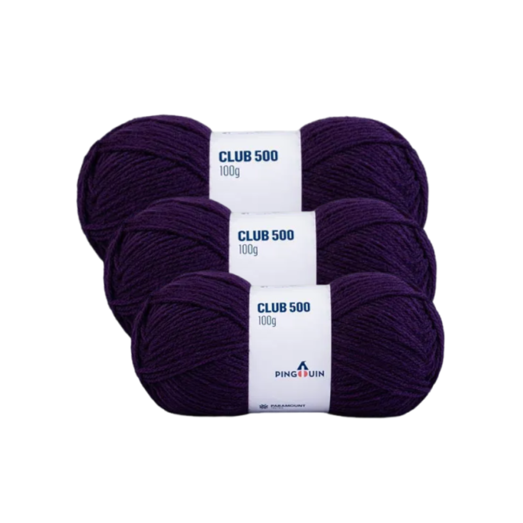 KIT COM 10 UNIDADES – FIO CLUB 500 PINGOUIN 40G KIT COM 10 UNIDADES - FIO CLUB 500 PINGOUIN 40G