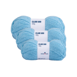 KIT COM 10 UNIDADES - FIO CLUB 500 PINGOUIN 40G