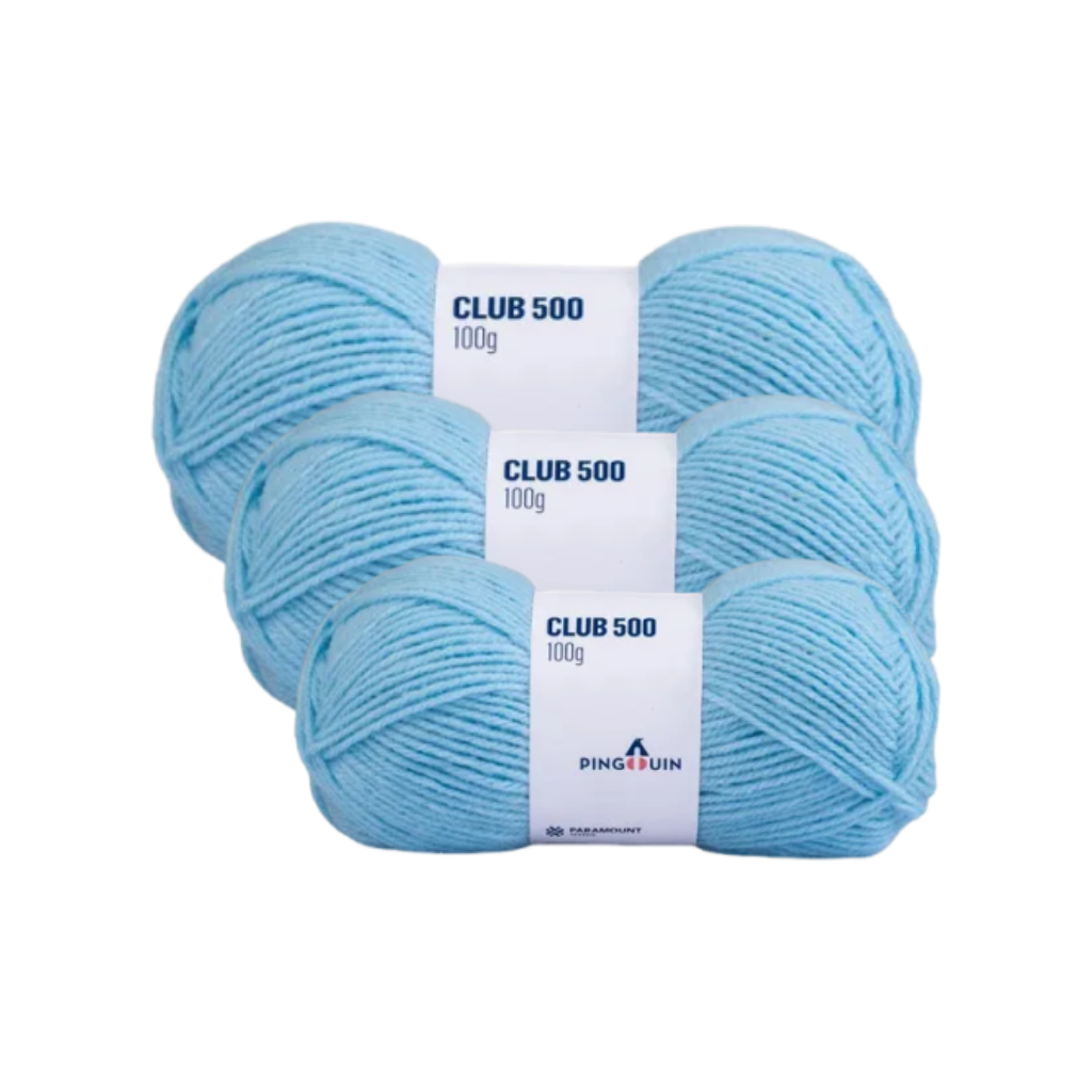 KIT COM 10 UNIDADES – FIO CLUB 500 PINGOUIN 40G KIT COM 10 UNIDADES - FIO CLUB 500 PINGOUIN 40G