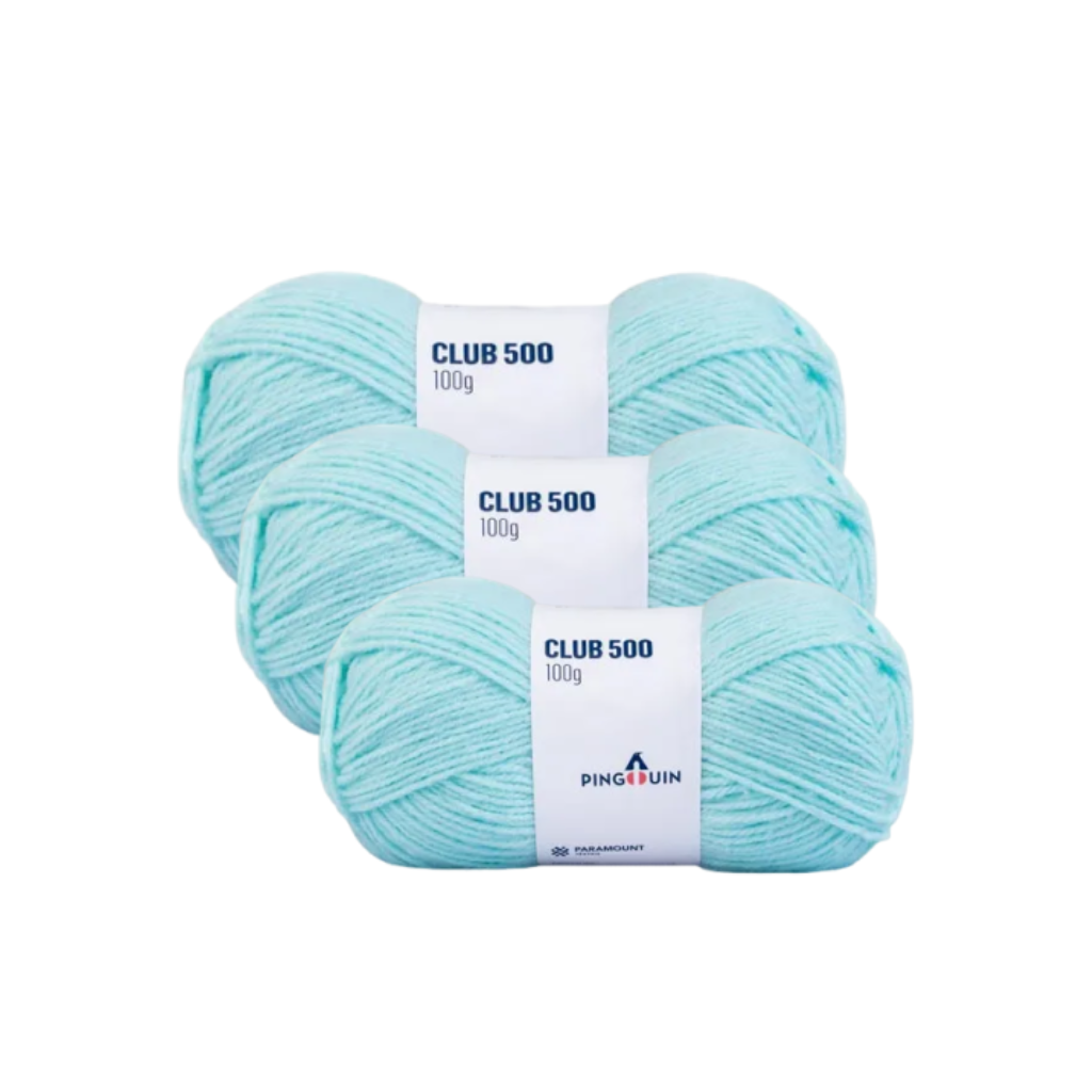 KIT COM 10 UNIDADES – FIO CLUB 500 PINGOUIN 40G KIT COM 10 UNIDADES - FIO CLUB 500 PINGOUIN 40G