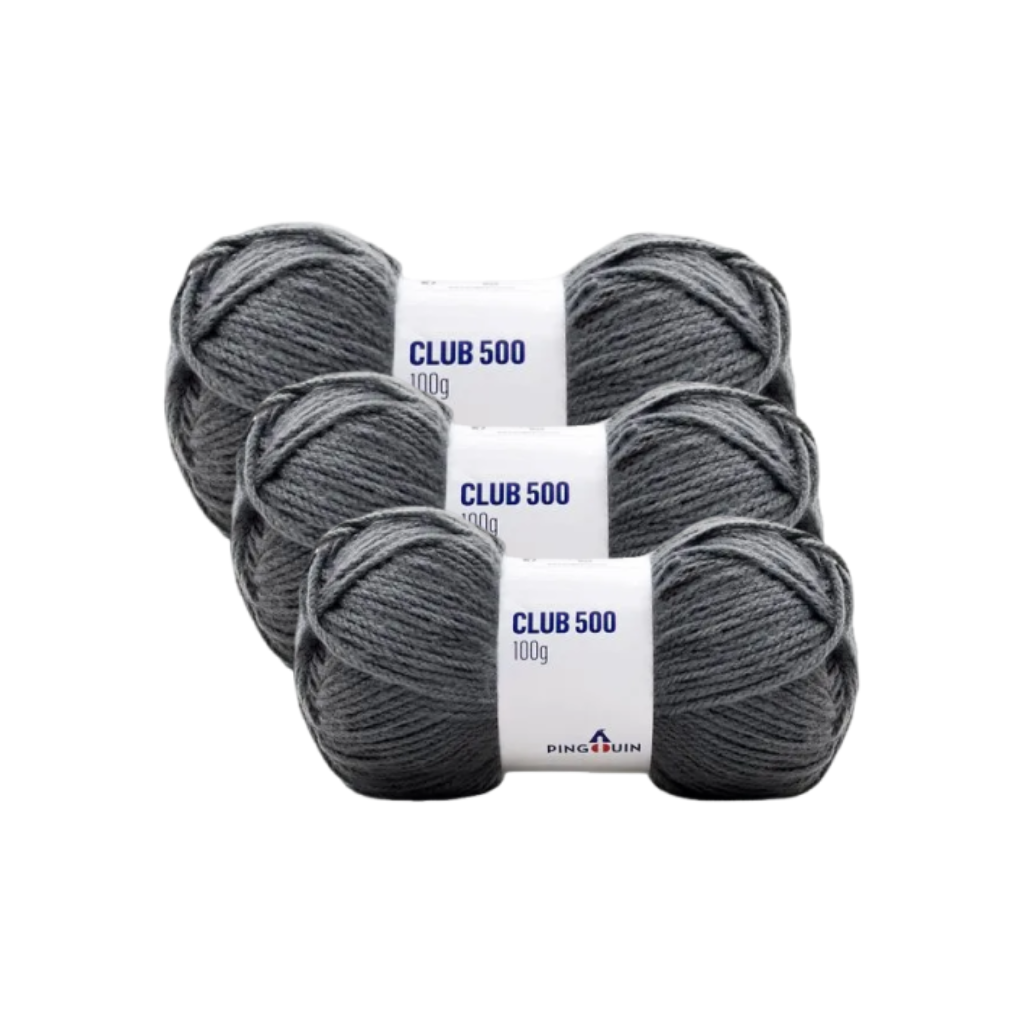 KIT COM 10 UNIDADES – FIO CLUB 500 PINGOUIN 40G KIT COM 10 UNIDADES - FIO CLUB 500 PINGOUIN 40G