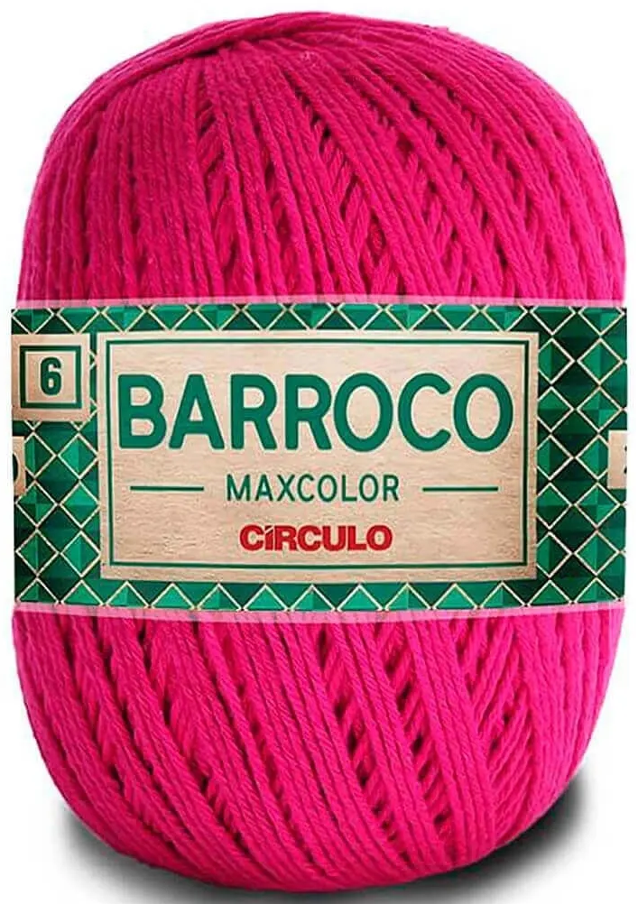 BARBANTE BARROCO MAXCOLOR N6 CIRCULO 400G BARBANTE BARROCO MAXCOLOR N6 CIRCULO 400G