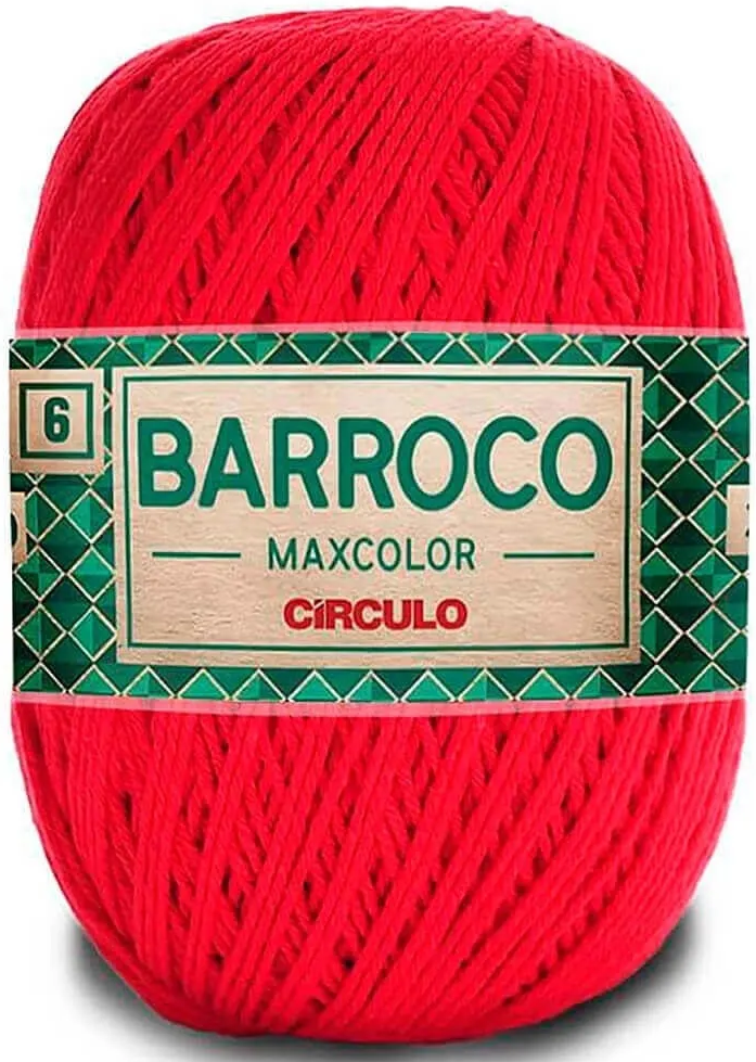 BARBANTE BARROCO MAXCOLOR N6 CIRCULO 400G BARBANTE BARROCO MAXCOLOR N6 CIRCULO 400G