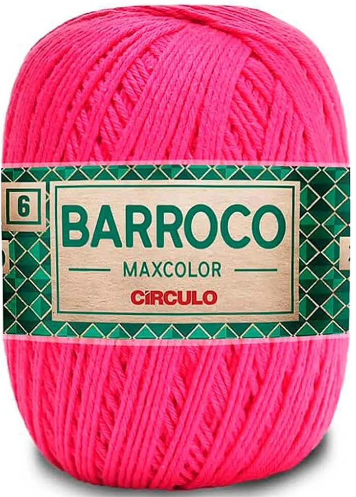 BARBANTE BARROCO MAXCOLOR N6 CIRCULO 400G BARBANTE BARROCO MAXCOLOR N6 CIRCULO 400G