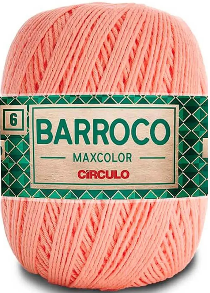 BARBANTE BARROCO MAXCOLOR N6 CIRCULO 400G BARBANTE BARROCO MAXCOLOR N6 CIRCULO 400G
