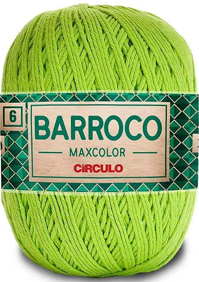 BARBANTE BARROCO MAXCOLOR N6 CIRCULO 400G BARBANTE BARROCO MAXCOLOR N6 CIRCULO 400G