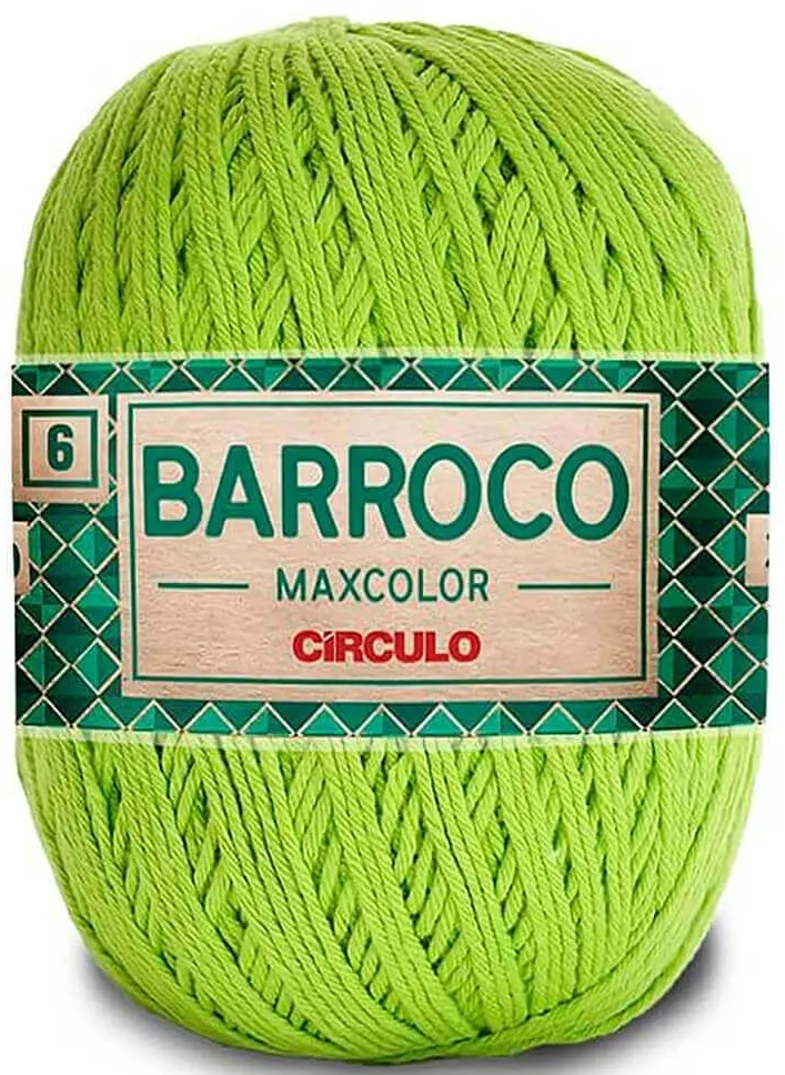 BARBANTE BARROCO MAXCOLOR N6 CIRCULO 400G BARBANTE BARROCO MAXCOLOR N6 CIRCULO 400G