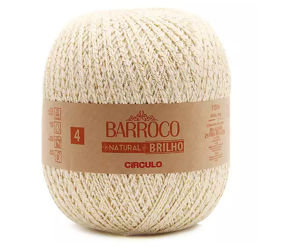 BARROCO N4 NATURAL C/BRILHO CIRCULO 700G BARROCO N4 NATURAL C/BRILHO CIRCULO 700G