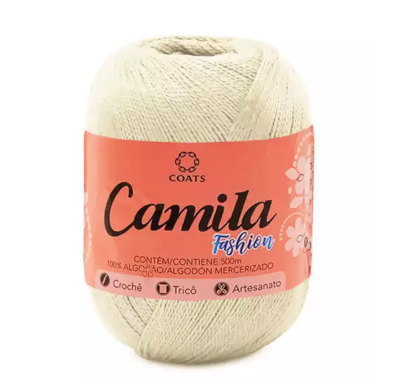 CAMILA FASHION 500M LINHA CROCHE CAMILA FASHION 500M LINHA CROCHE