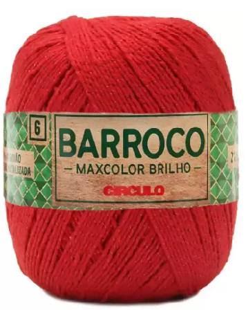 BARBANTE MAXCOLOR BRILHO 200G CIRCULO 6 FIOS BARBANTE MAXCOLOR BRILHO 200G CIRCULO 6 FIOS