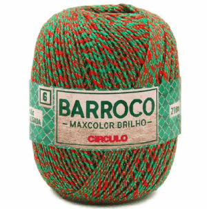 BARBANTE MAXCOLOR BRILHO 200G CIRCULO 6 FIOS