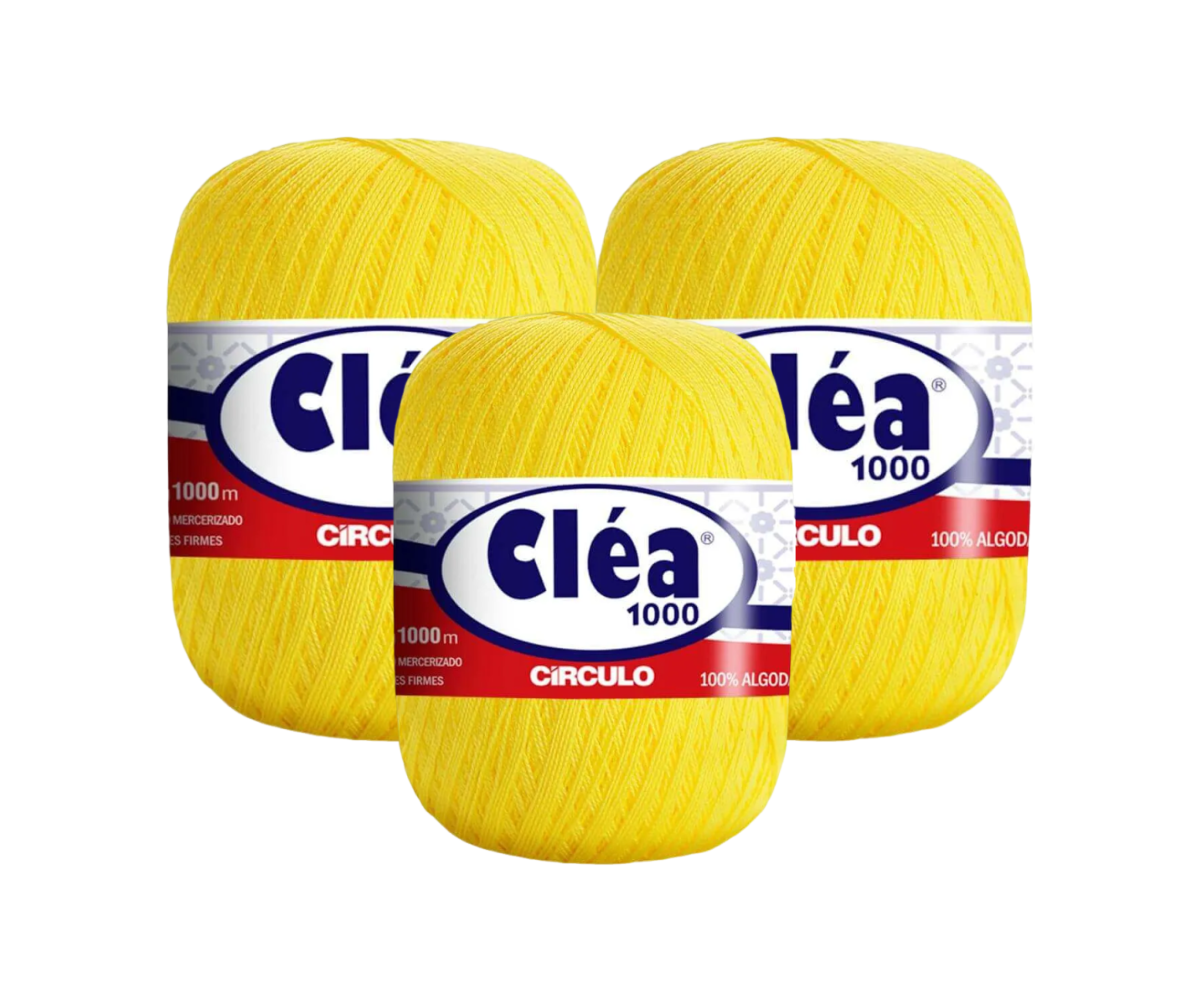 LINHA CLEA 1000 CIRCULO – KIT COM 3 NOVELOS LINHA CLEA 1000 CIRCULO - KIT COM 3 NOVELOS
