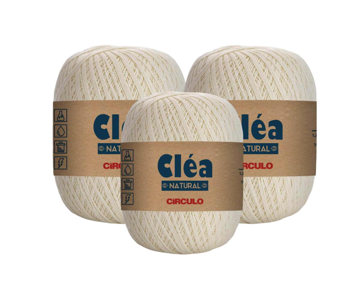 LINHA CLEA 1000 CIRCULO – KIT COM 3 NOVELOS LINHA CLEA 1000 CIRCULO - KIT COM 3 NOVELOS