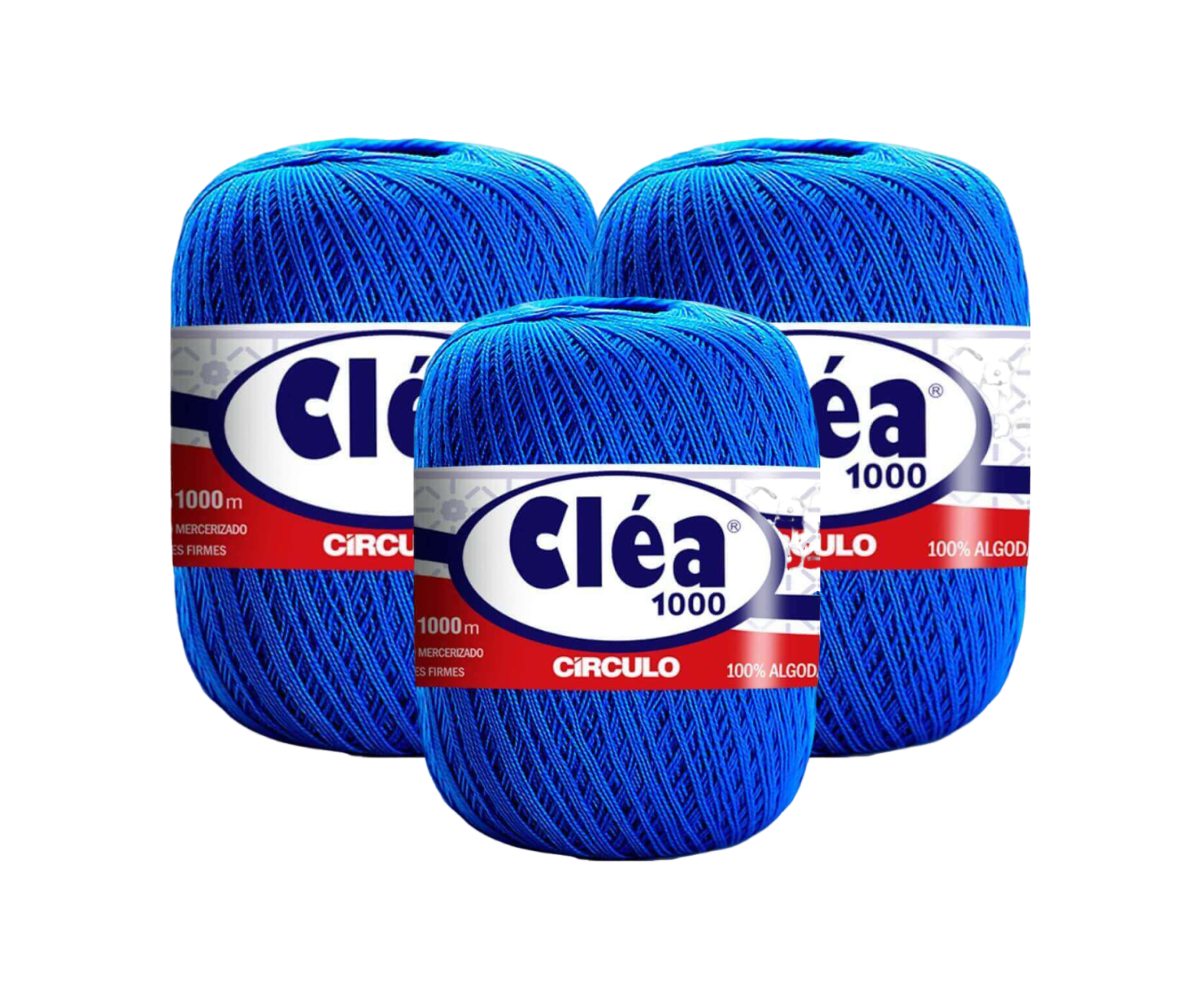 LINHA CLEA 1000 CIRCULO – KIT COM 3 NOVELOS LINHA CLEA 1000 CIRCULO - KIT COM 3 NOVELOS