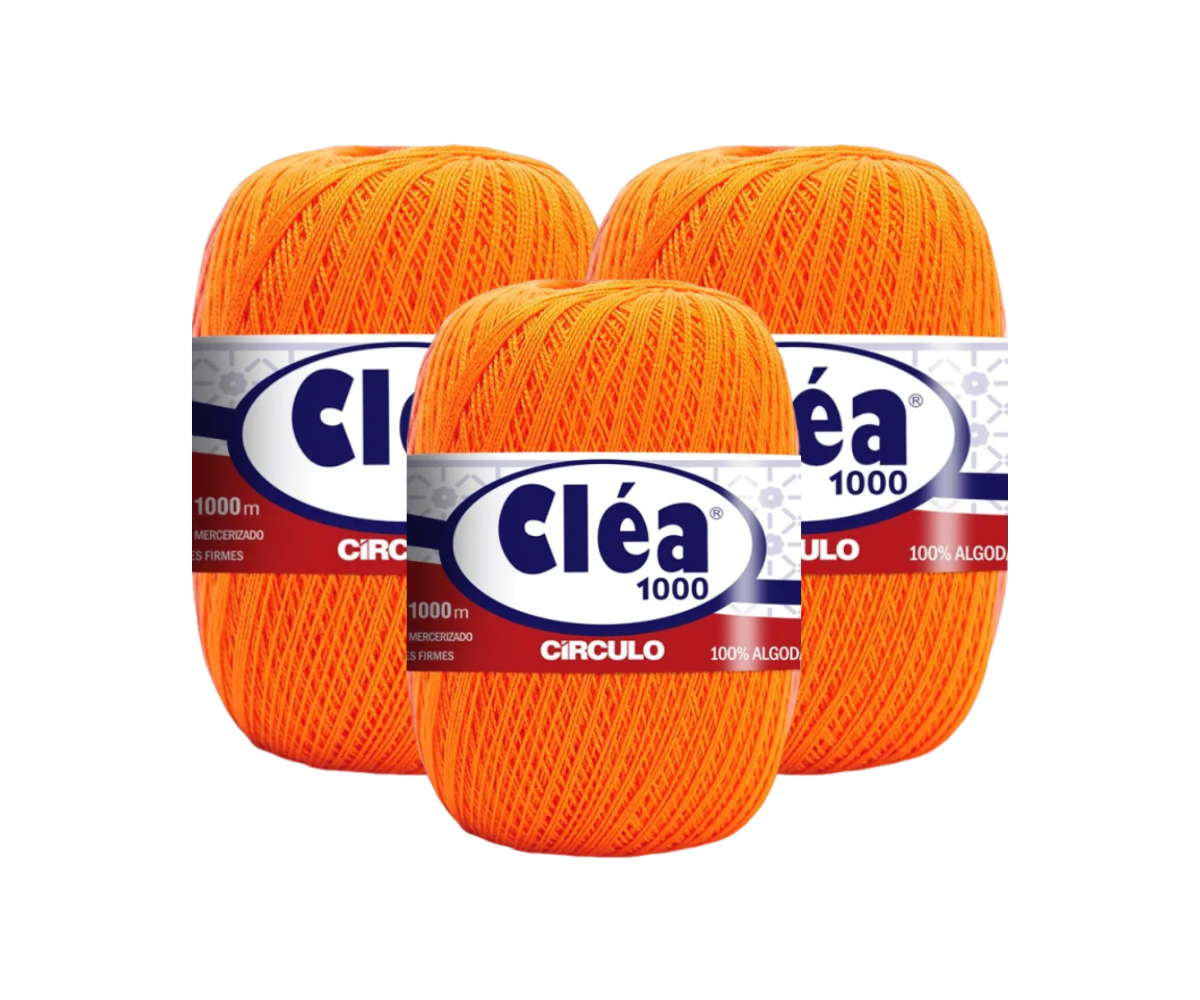 LINHA CLEA 1000 CIRCULO – KIT COM 3 NOVELOS LINHA CLEA 1000 CIRCULO - KIT COM 3 NOVELOS