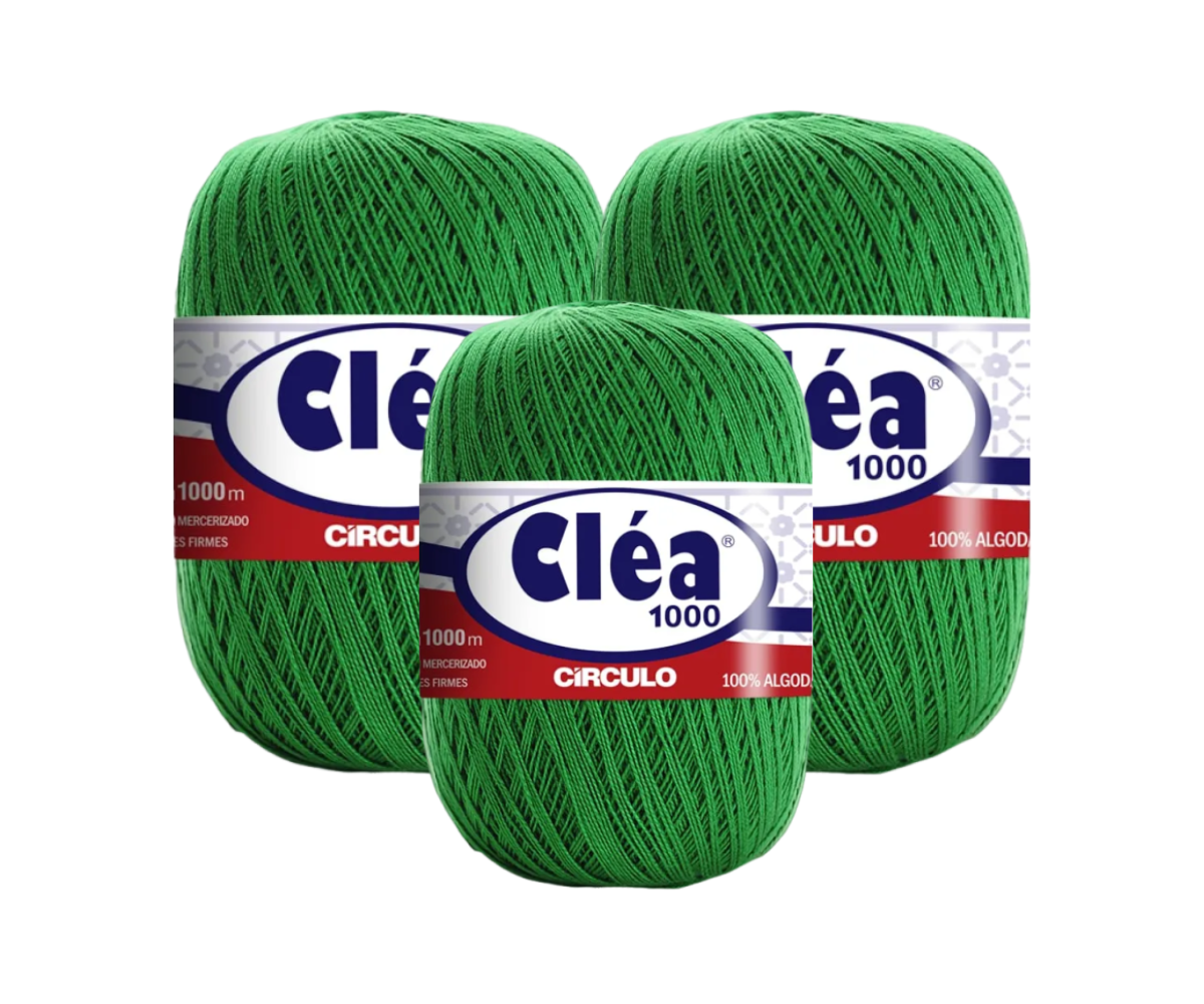 LINHA CLEA 1000 CIRCULO – KIT COM 3 NOVELOS LINHA CLEA 1000 CIRCULO - KIT COM 3 NOVELOS