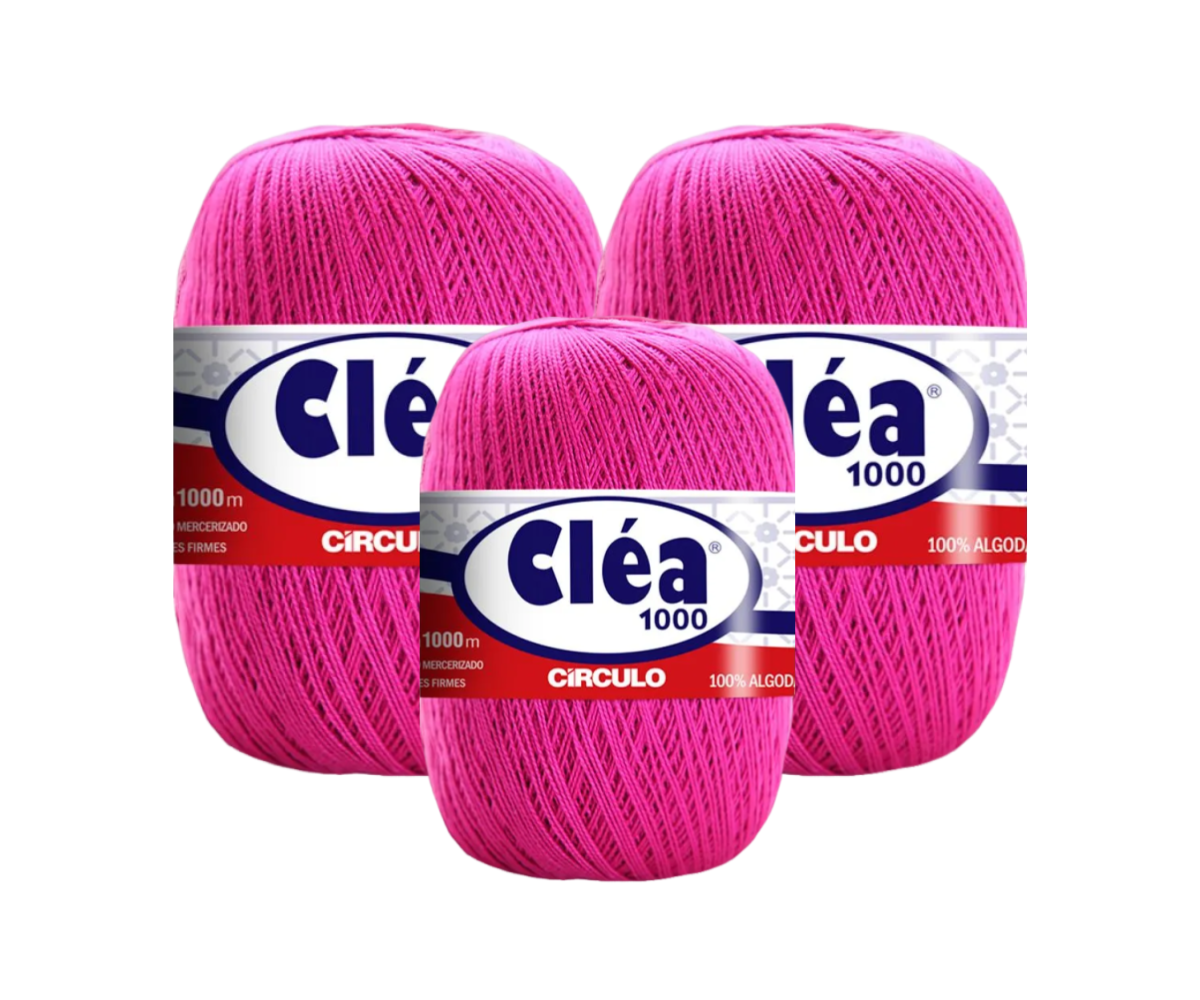 LINHA CLEA 1000 CIRCULO – KIT COM 3 NOVELOS LINHA CLEA 1000 CIRCULO - KIT COM 3 NOVELOS