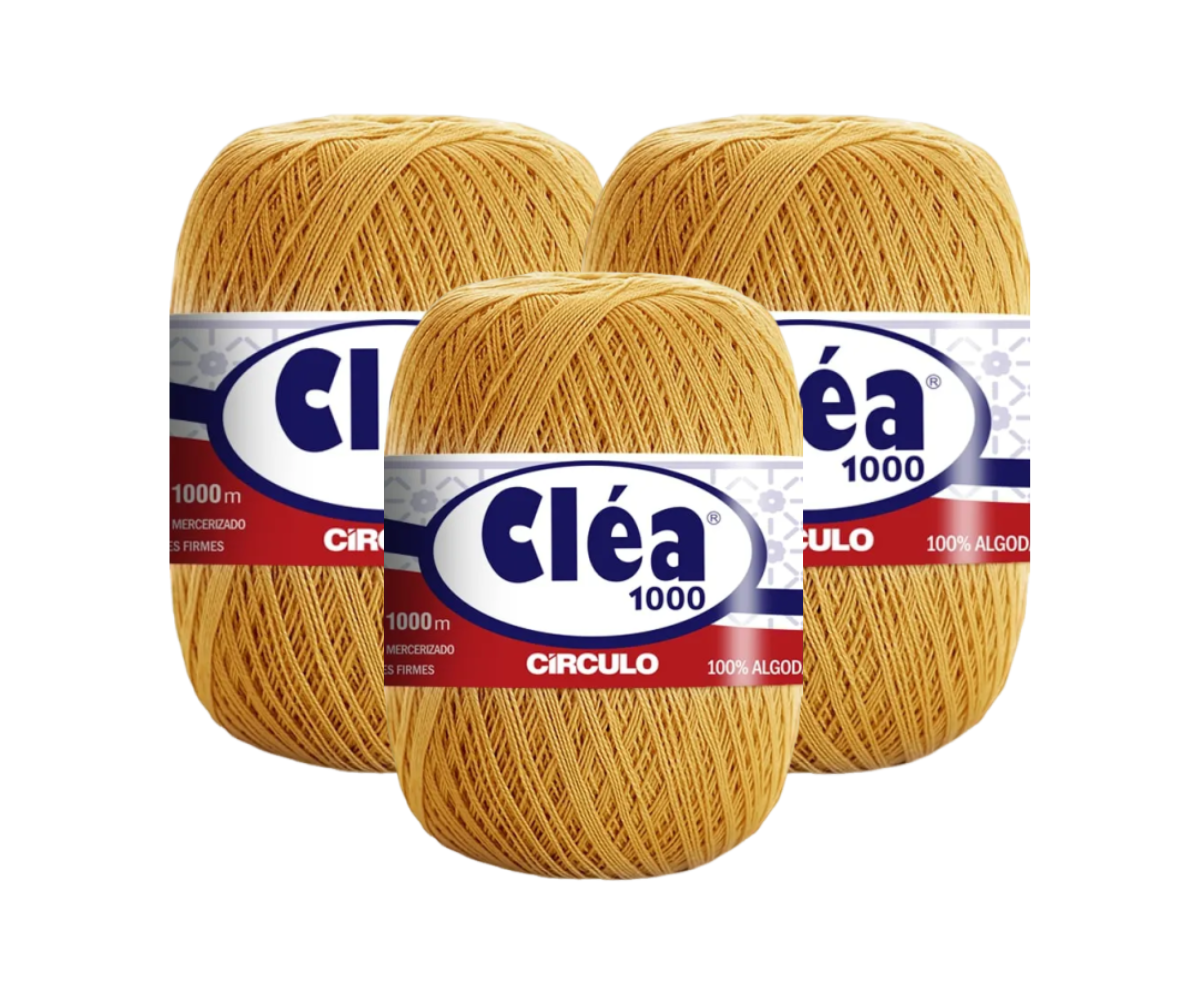 LINHA CLEA 1000 CIRCULO – KIT COM 3 NOVELOS LINHA CLEA 1000 CIRCULO - KIT COM 3 NOVELOS