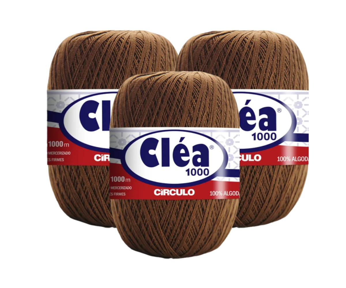 LINHA CLEA 1000 CIRCULO – KIT COM 3 NOVELOS LINHA CLEA 1000 CIRCULO - KIT COM 3 NOVELOS