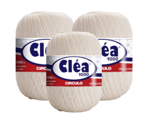 LINHA CLEA 1000 CIRCULO - KIT COM 3 NOVELOS