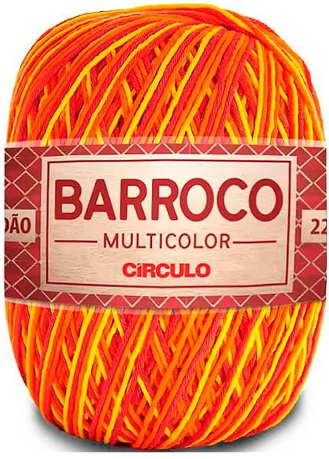 BARBANTE BARROCO MULTICOLOR PREMIUM 6 400G BARBANTE BARROCO MULTICOLOR PREMIUM 6 400G