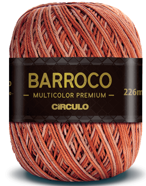 BARBANTE BARROCO MULTICOLOR PREMIUM 6 400G BARBANTE BARROCO MULTICOLOR PREMIUM 6 400G